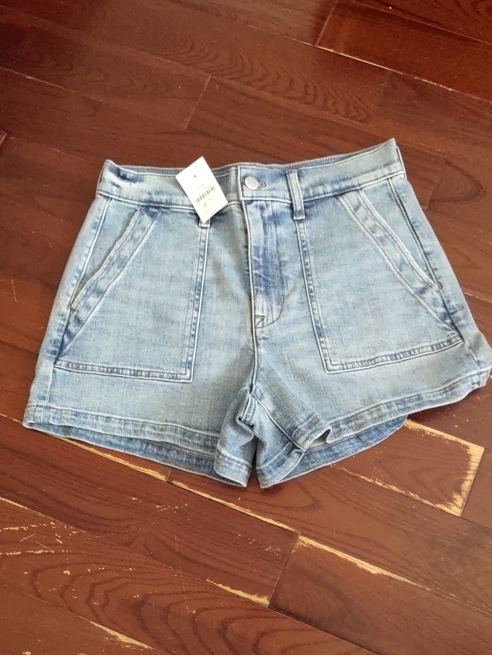 BRAND NEW J. Crew Light Wash High-Rise Denim Shorts